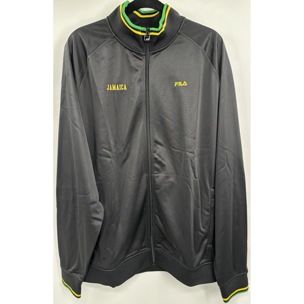 FILA Jamaica Track Jacket Full Zip Men's Size 2XL Soccer NEW